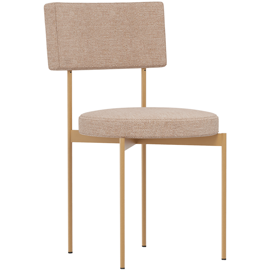 HKLIVING DINING CHAIR BLACK & MORDEN BEIGE - DYKE & DEAN