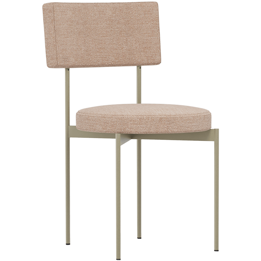 HKLIVING DINING CHAIR BLACK & MORDEN BEIGE - DYKE & DEAN