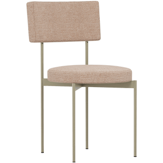 HKLIVING DINING CHAIR BLACK & MORDEN BEIGE - DYKE & DEAN