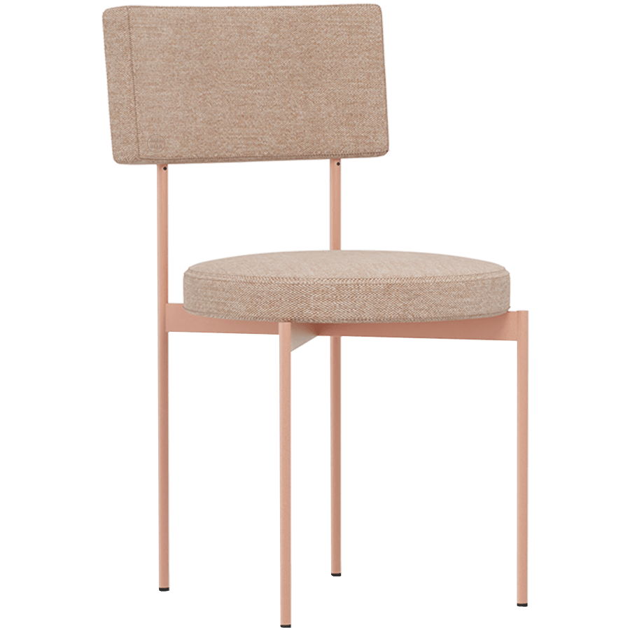 HKLIVING DINING CHAIR BLACK & MORDEN BEIGE - DYKE & DEAN