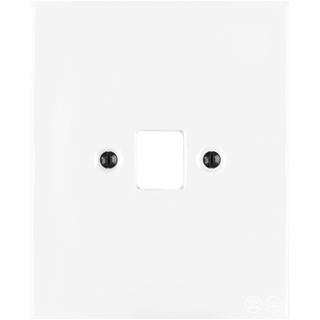 KATY PATY PORCELAIN PLATE PC/ USB WALL SOCKET WHITE - DYKE & DEAN