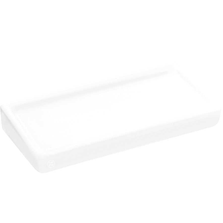 MEDIUM PORCELAIN WALL SHELF WHITE - DYKE & DEAN