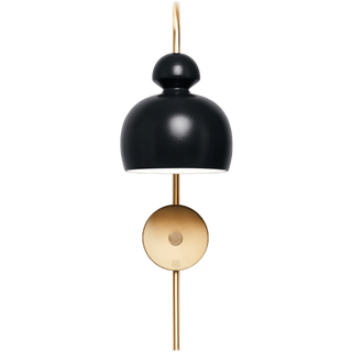 MOBO CERAMIC SWAN WALL LIGHT BRASS - DYKE & DEAN