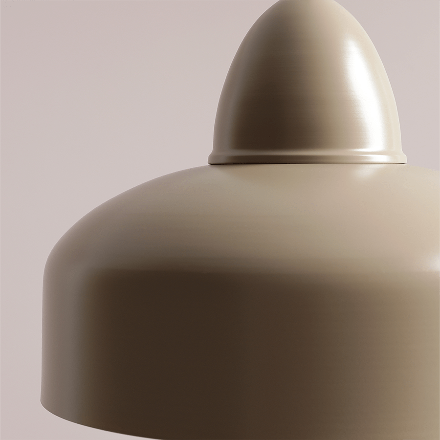 MODERN PENDANT SHADE LIGHT BEIGE - DYKE & DEAN