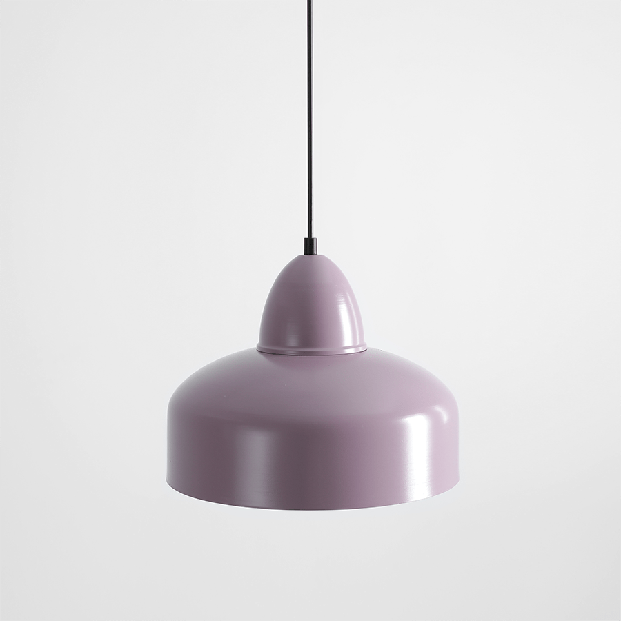 MODERN PENDANT SHADE LIGHT LILAC - DYKE & DEAN