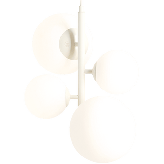 MULTI OPAL GLOBE BLOOM PENDANT LIGHT CREAM - DYKE & DEAN