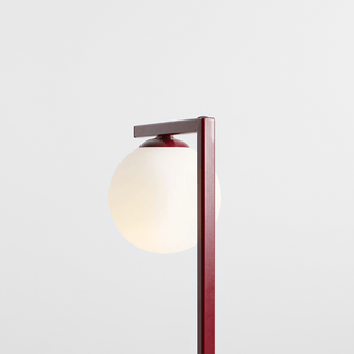 OPAL GLASS TABLE LIGHT RED - DYKE & DEAN