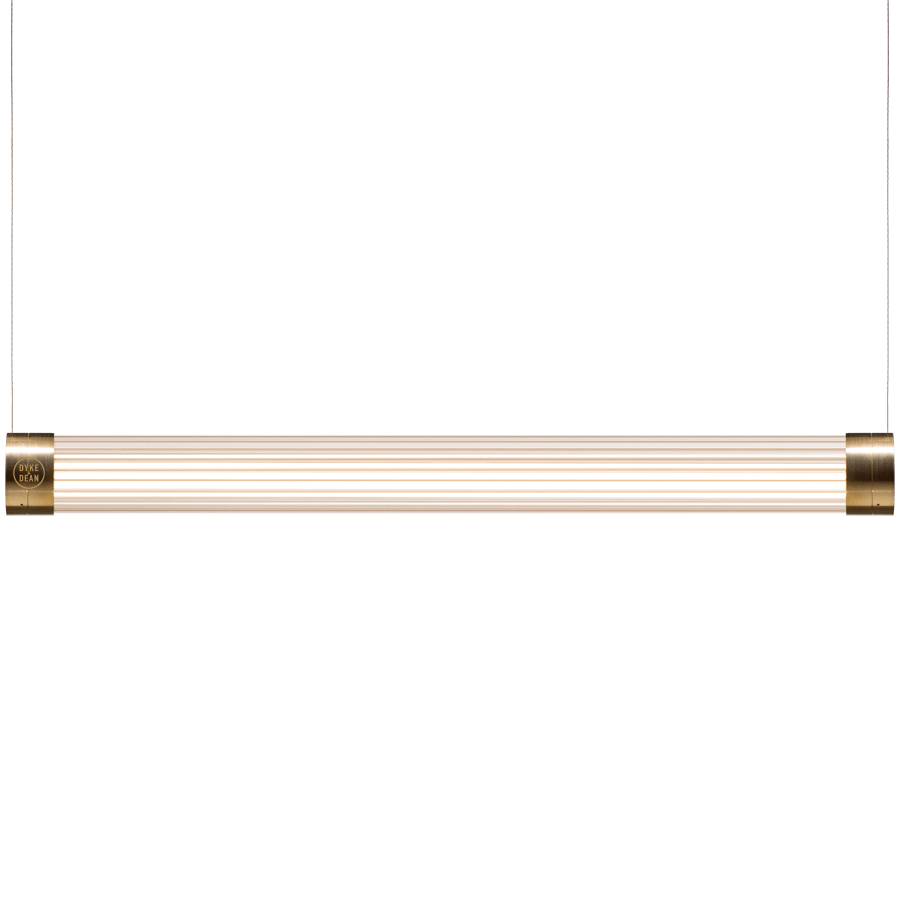 PENDANT BEAM BAR LAMP BRASS - DYKE & DEAN