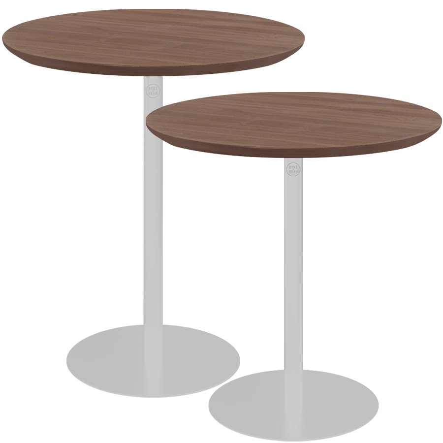 PIAZZA SIDE TABLE 40 WALNUT GREY - DYKE & DEAN