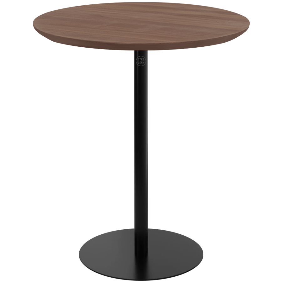 PIAZZA SIDE TABLE 50 WALNUT BLACK - DYKE & DEAN