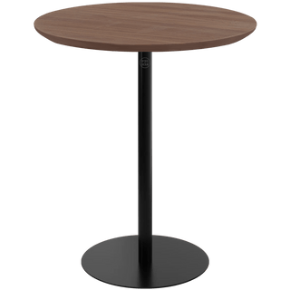 PIAZZA SIDE TABLE 50 WALNUT BLACK - DYKE & DEAN