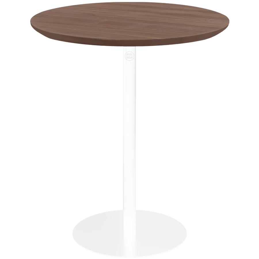 PIAZZA SIDE TABLE 50 WALNUT WHITE - DYKE & DEAN