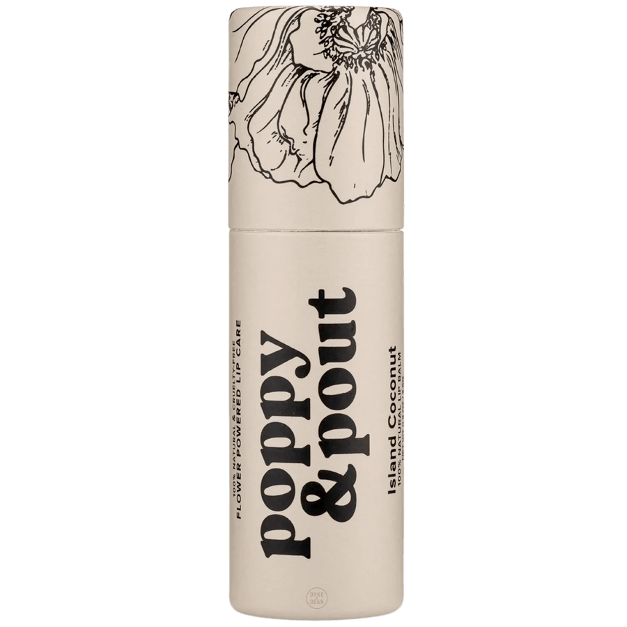 POPPY & POUT ISLAND COCONUT LIP BALM - DYKE & DEAN