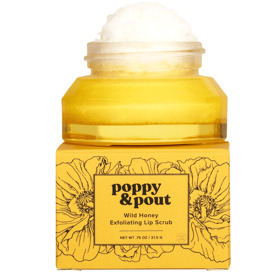 POPPY & POUT WILD HONEY LIP SCRUB - DYKE & DEAN