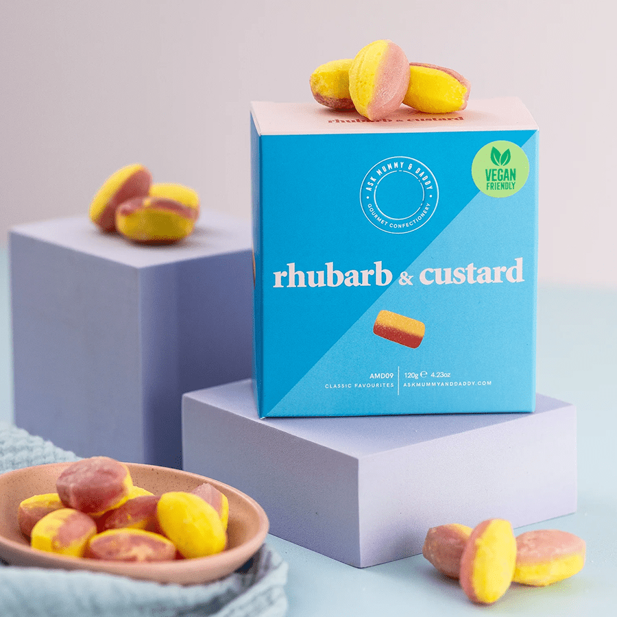 RHUBARD & CUSTARD GIFTBOX - DYKE & DEAN