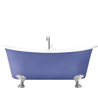 ROMARIN ENAMEL CAST IRON BATHTUB WITH FEET COLOUR - DYKE & DEAN