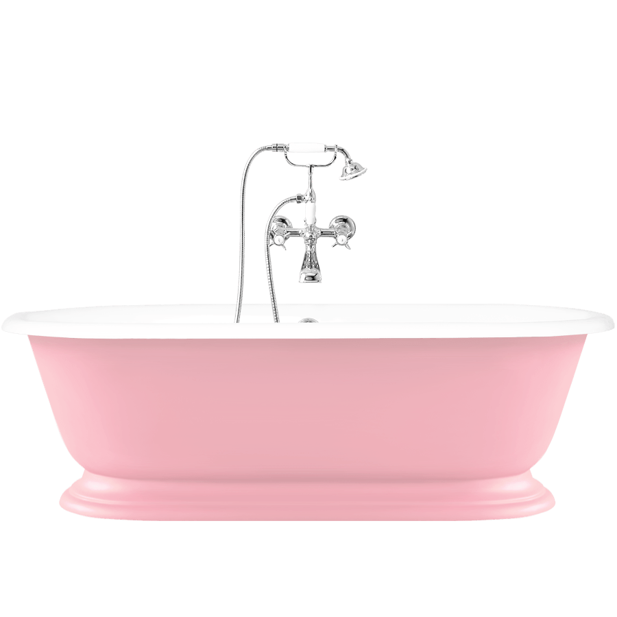 SHABBY ENAMEL CAST IRON BATHTUB COLOUR - DYKE & DEAN