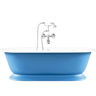 SHABBY ENAMEL CAST IRON BATHTUB COLOUR - DYKE & DEAN