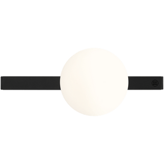 SINGLE BAR OPAL GLOBE WALL LIGHT - DYKE & DEAN