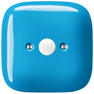 SQUARE PORCELAIN WALL CABLE MOTION SENSOR AZURE - DYKE & DEAN