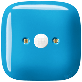 SQUARE PORCELAIN WALL CABLE MOTION SENSOR AZURE - DYKE & DEAN