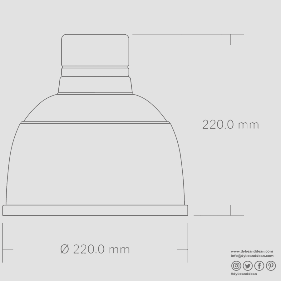 STAY HOT HEAT LAMP PENDANT FOCUS RS CABLE - DYKE & DEAN