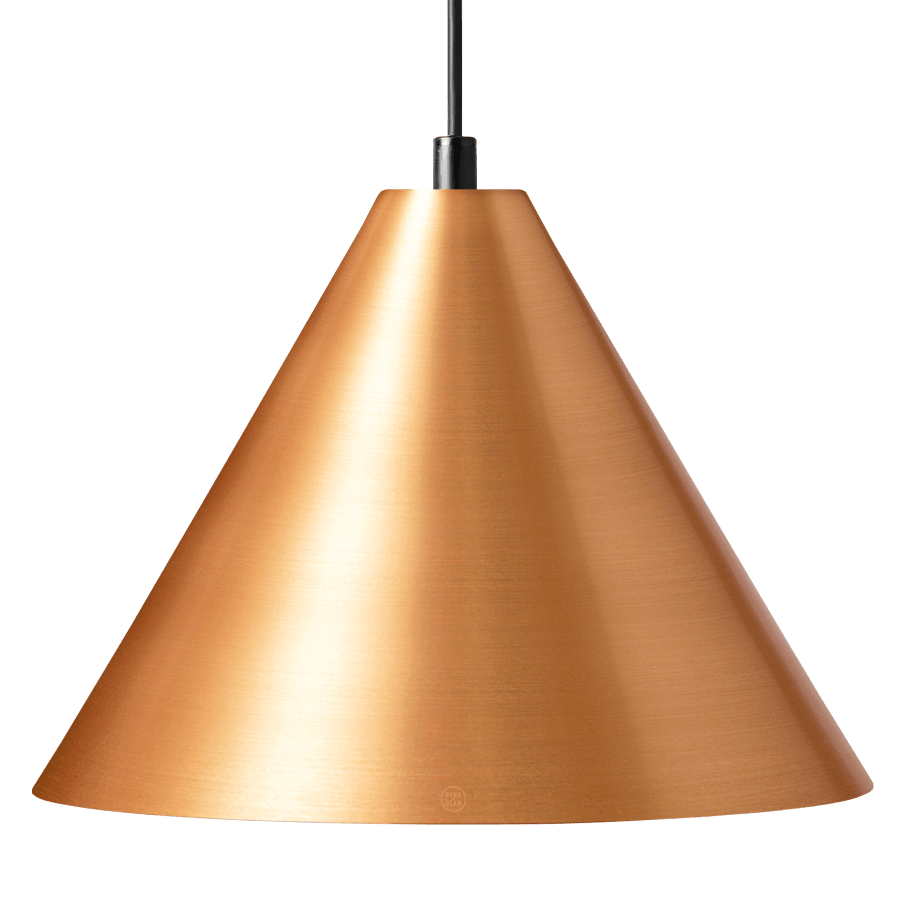 STAY HOT HEAT LAMP PENDANT TRATTORIA CONE - DYKE & DEAN