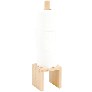 TOILET ROLL HOLDER COSMOS NATURAL OAK - DYKE & DEAN