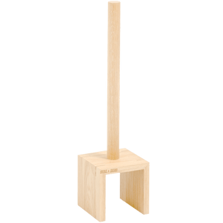 TOILET ROLL HOLDER COSMOS NATURAL OAK - DYKE & DEAN