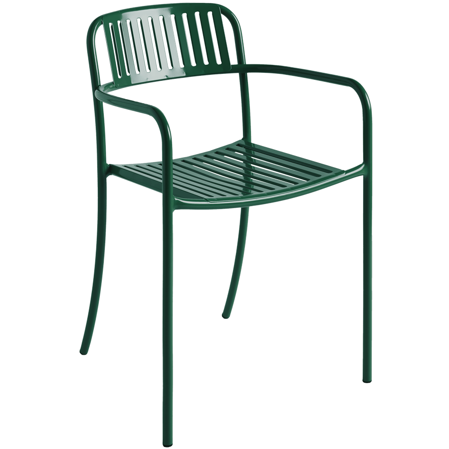 TOLIX PATIO SLATTED ARMCHAIR - DYKE & DEAN