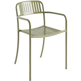 TOLIX PATIO SLATTED ARMCHAIR - DYKE & DEAN