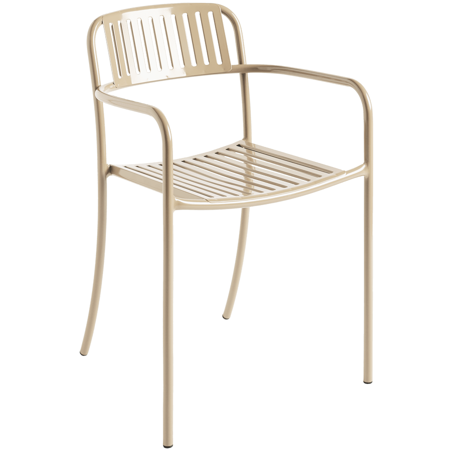 TOLIX PATIO SLATTED ARMCHAIR - DYKE & DEAN