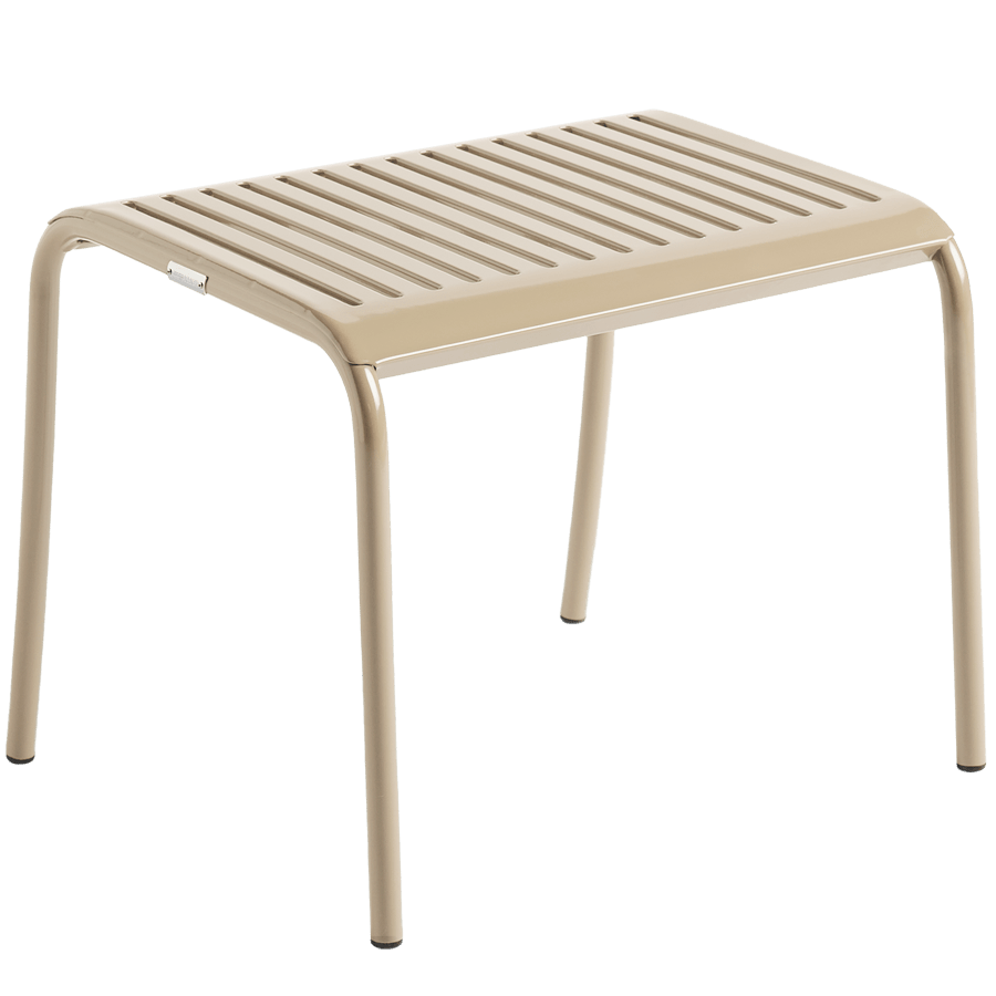 TOLIX PATIO SLATTED OTTOMAN - DYKE & DEAN