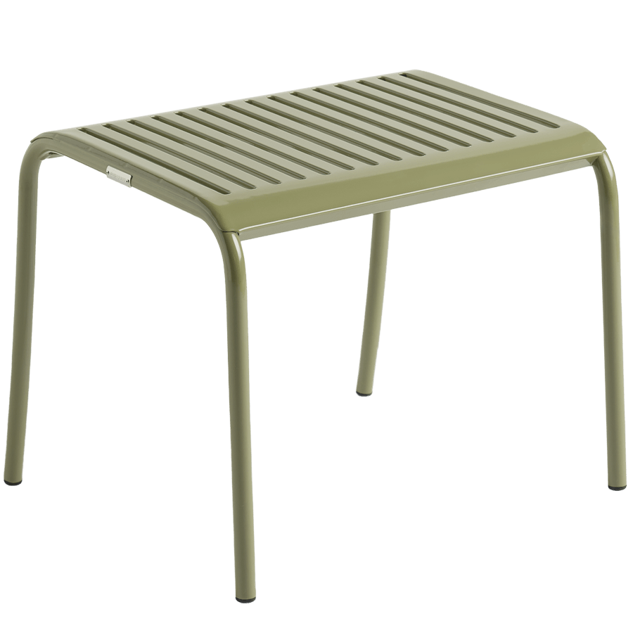 TOLIX PATIO SLATTED OTTOMAN - DYKE & DEAN