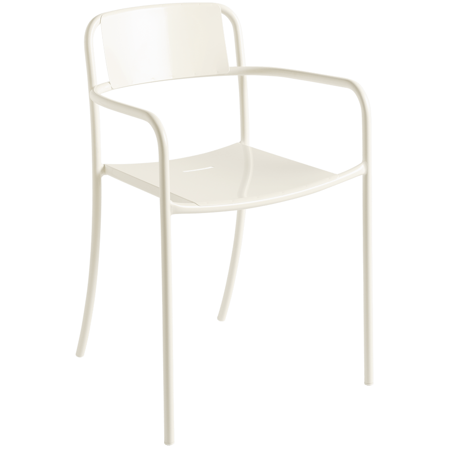 TOLIX PATIO SOLID ARMCHAIR - DYKE & DEAN