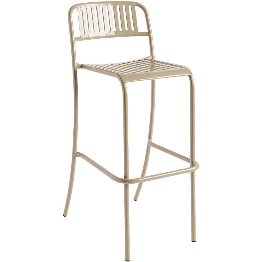 TOLIX SLATTED HIGH CHAIR STOOL - DYKE & DEAN