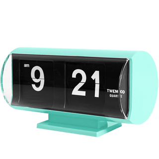 TWEMCO FLIP CLOCK AQUA GREEN QT30T - DYKE & DEAN