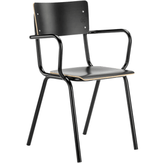 ZERO CHAIR BLACK WITH BLACK ARMS - DYKE & DEAN