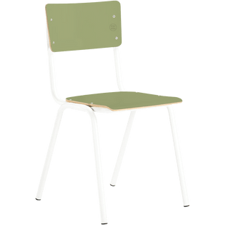 ZERO CHAIR GREEN WITH WHITE LEGS - DYKE & DEAN