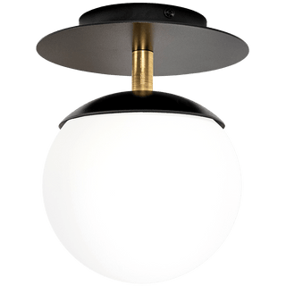 CEILING SCONCE DISC WALL LIGHT BRASS - DYKE & DEAN