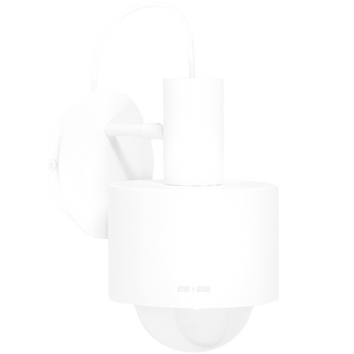 HOOD ADJUSTABLE WALL LIGHT WHITE - DYKE & DEAN