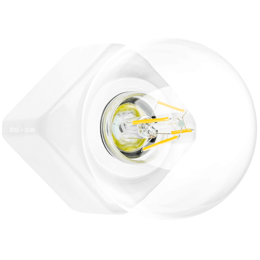 PORCELAIN CUBUS WALL & CEILING LAMP - DYKE & DEAN