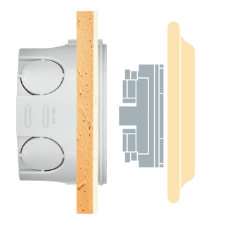 PORCELAIN WALL CABLE GLAND SOCKET CHLOREDO - DYKE & DEAN