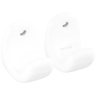 PORCELAIN WALL HOOK SET WHITE - DYKE & DEAN