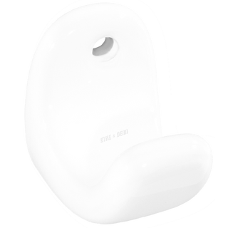 PORCELAIN WALL HOOK SET WHITE - DYKE & DEAN