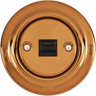 PORCELAIN WALL SOCKET BRONZE HDMI - DYKE & DEAN