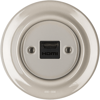 PORCELAIN WALL SOCKET CAPPUCINO HDMI - DYKE & DEAN