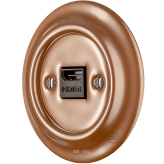 PORCELAIN WALL SOCKET COPPER HDMI - DYKE & DEAN