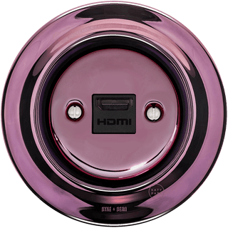 PORCELAIN WALL SOCKET PURPLE HDMI - DYKE & DEAN