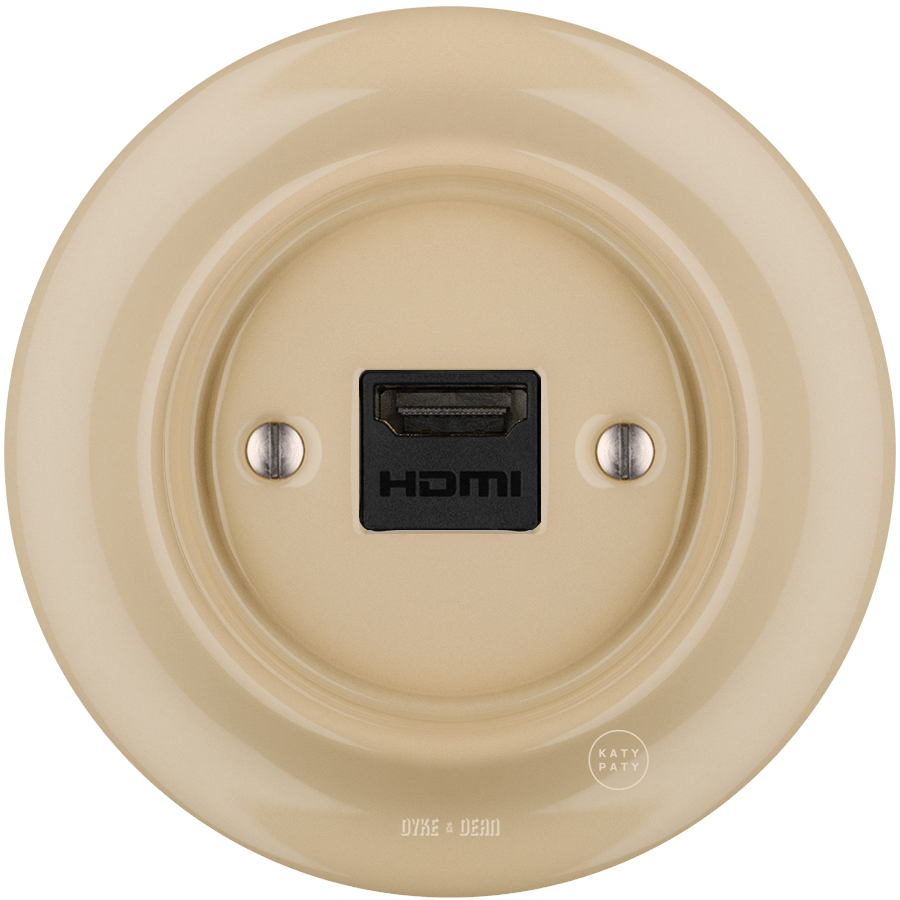 PORCELAIN WALL SOCKET SAND HDMI - DYKE & DEAN